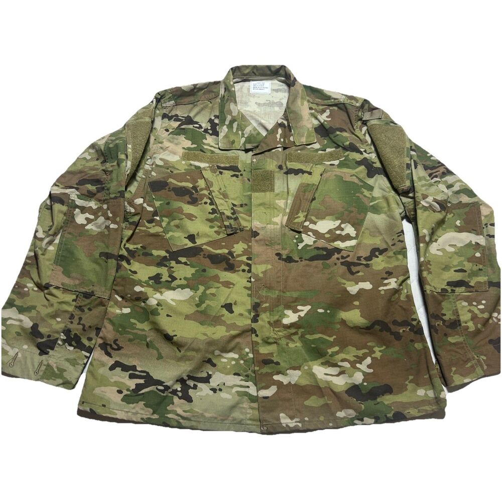 US Military OCP Combat Coat - 8415-01-623-5553 - Large Long - EUC